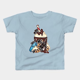 Double Chocolate Milkshake Kids T-Shirt